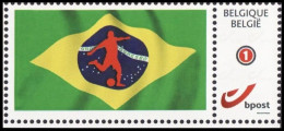 DUOSTAMP/MYSTAMP** -  Diables Rouges / Rode Duivels / Rote Teufel / Red Devils - Coupe Du Monde De Football 2014 - 5/5 - 2014 – Brazil