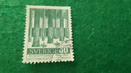 İSVEÇ-1950-60          30ÖRE      USED - Oblitérés