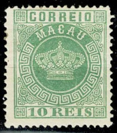 Macau, 1885/6, # 16b Dent. 12 1/2, MH - Nuovi