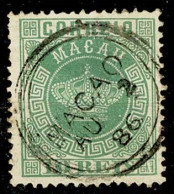 Macau, 1885/6, # 16b Dent. 12 1/2, Used - Gebraucht