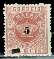 Macau, 1885, # 22 Dent. 12 1/2, MNG - Nuovi