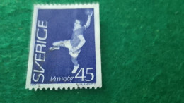 İSVEÇ-1950-60          45ÖRE      USED - Oblitérés
