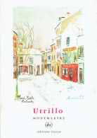 Utrillo - Montmartre Par Jean Oberlé (Petite Encyclopédie De L'art, Édit. Fernand Hazan, 1956, 16 Pages) - Encyclopédies