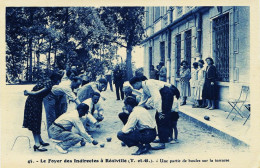 8608 -  Tarn Et Garonne - REALVILLE  : UNE PARTIE DE BOULES   (Pétanque) SUR LA TERRASSE - BELLE ANIMATION - Realville