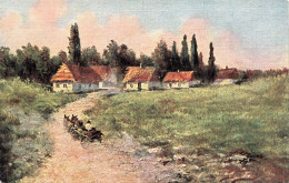 UKRAINE - Vue Générale - Village - Charrette - Colorisé - Carte Postale Ancienne - Oekraïne
