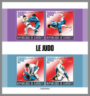 DJIBOUTI 2023 MNH Judo M/S - OFFICIAL ISSUE - DHQ2341 - Judo