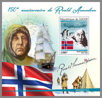 NIGER 2022 MNH Roald Amundsen S/S - OFFICIAL ISSUE - DHQ2341 - Polar Explorers & Famous People