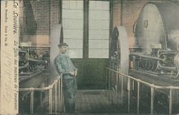 BELGIUM -  LA LOUVIERE - LA SALLE DES MACHINES DE L'ASCENSEUR - ED. NELS - MAILED 1902 (16623) - La Louvière