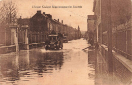 EVENEMENTS - Inondations - L'Union Civique Belge Secourant Les Sinistrés - Carte Postale  Ancienne - Inundaciones