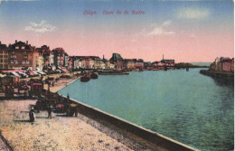 BELGIQUE - Liège - Quai De La Batte - Colorisé - Carte Postale  Ancienne - Liège