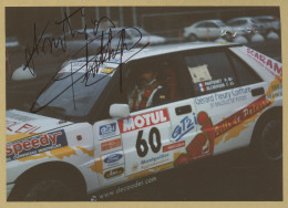 Philippe Partenet - Pilote Automobile Français - Photo Originale Signée - 2002 - Sportspeople