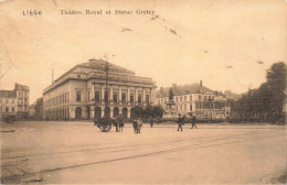 BELGIQUE - Liège - Théâtre Royal Et Statue Gétry - Carte Postale  Ancienne - Lüttich