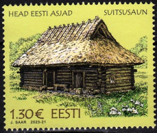 ESTONIA 2023-19 Folk Traditions: Smoke Sauna, MNH - Autres & Non Classés