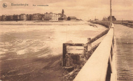 BELGIQUE - Blankenberghe - Mer Mouvementée - Carte Postale Ancienne - Blankenberge