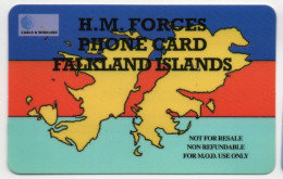 Falkland Islands - Her Majesty Forces Issue 2 (w/ C&W Logo) - Islas Malvinas