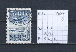 (TJ) Finland 1950 - YT LP. 3 (gest./obl./used) - Usados