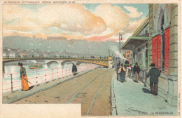 BELGIQUE - Liège - La Passerelle - Colorisé - Animé - Carte Postale  Ancienne - Liège