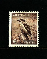 AUSTRALIA - 1937  DEFINITIVE  6d  PERF. 13 1/2 X 14  MINT   SG 172 - Neufs