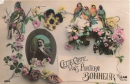 FETES ET VOEUX - Cette Carte Vous Portera Bonheur - Colorisé - Carte Postale Ancienne - Autres & Non Classés