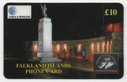 Falkland Islands - Liberation Monument At Night - Isole Falkland