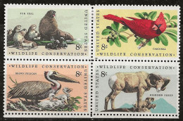 Etats-Unis 1972 N° Y&T :  963 à 966 * - Unused Stamps