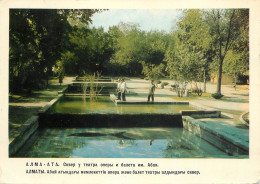 Kazakhstan Alma-Ata Fountain And Park - Kazakhstan