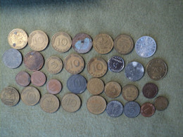 ALLEMAGNE. LOT DE 32 PIECES DE MONNAIE DIFFERENTES. 1906 / 1991 - Lots & Kiloware - Coins