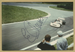 Eddie Cheever - Pilote Automobile Américain - Photo Originale Signée - 1977 - Sportspeople