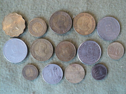 PARAGUAY. LOT DE 14 PIECES DE MONNAIE DIFFERENTES. 1944 / 2005 - Paraguay