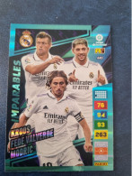 CARTE  FOOT PANINI  ADRENALYN   REAL  MADRID  2022/23   //  PARFAI ETAT  //  1er  CHOIX // IMPARABLES - Trading Cards