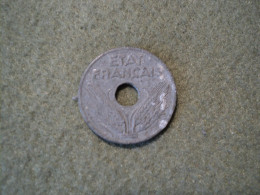 VINGT CENTIMES ETAT FRANCAIS 1941. ZINC - 20 Centimes