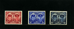 AUSTRALIA - 1945  GLOUCESTER  SET  MINT  NH  SG 209/11 - Mint Stamps