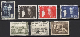Grönland 1980 - In Den Hauptnummern Kompletter Jahrgang - ** - MNH - Annate Complete