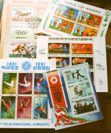 Korea Corée Du Nord - Small Lot Of 11 Sheets With Thema "sports" Used - Lots & Kiloware (max. 999 Stück)