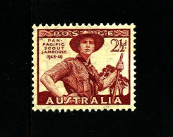 AUSTRALIA - 1948  2 1/2 D  SCOUT  MINT   SG 227 - Nuevos