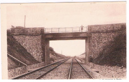 CPA ST VINCENT DES LANDES Ligne St Nazaire Paris - Structures