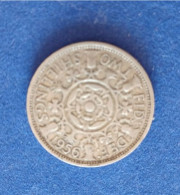 MONETE COINS UNIT KINGSTON BRITISH ROYAUME 1956 2 SHILLING QUEEN ELIZABETH - Other & Unclassified
