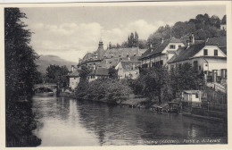 D6076) WOLFSBERG - Kärnten - Partie An Der LAVANT - Häuser - Brücke ALT   Hochglanz 1934 Frank Verlag - Wolfsberg