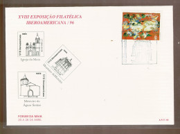 Portugal, 1996, XVIIIExposição Filatélica Iberoamericana /96 - Lettres & Documents