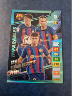 CARTE  FOOT PANINI  ADRENALYN   BARCA   2022/23   //  PARFAI ETAT  //  1er  CHOIX  // IMPARABLES - Trading Cards