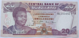 2006 Swaziland  20 Emalangeni ( UNC ) - Swaziland
