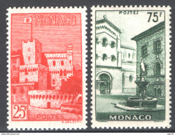 Monaco 1954 Unif. 397/98 **/MNH VF - Unused Stamps