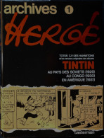 Archives HERGÉ - Versions Originales Des 4 Premiers Albums De Hergé - Casterman  - ( 1984 ) . - Tintin