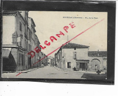 16-ROUILLAC-Une Vue Animée De La Rue De " LA GARE " En 1919 - Rouillac