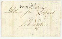 123 WINSCHOTEN Departement Conquis 1813 - 1792-1815: Dipartimenti Conquistati