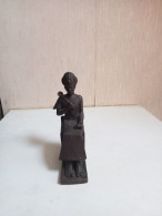 Sculpture Statue En Bronze Reproduction Ramses II Hauteur 12,5 Cm - Bronzi