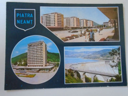 D198744   Old Postcard -  Romania  Postal Stationery  - Cod 192/79   - Piatra Neamt  Hotelul Ceahlau  Baraj Lenin Dam - Hotels & Restaurants