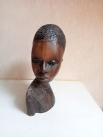 Statuette En Bois Art Africain Hauteur 20 Cm - Afrikanische Kunst