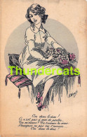 Delcampe - CPA ILLUSTRATEUR A. WUYTS ARTIST SIGNED LADY WOMAN  - Wuyts