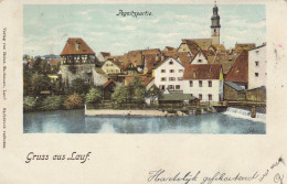 4913 67 Gruss Aus Lauf. 1904. (Scratch At The Church)  - Pegnitz